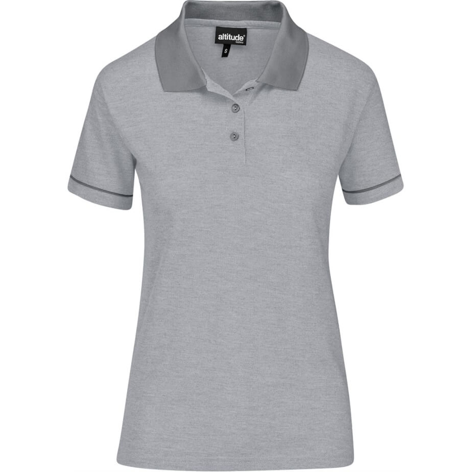Ladies Verge Golf Shirt Light Grey
